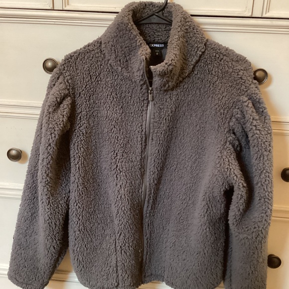 Express full zip Teddy jacket in size M - Picture 1 of 8
